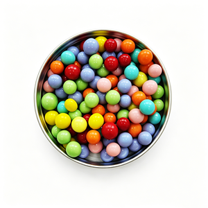 Knapperige <span class=keywords><strong>chocolade</strong></span> met kleurrijke snoepjes-schaal, <span class=keywords><strong>chocolade</strong></span> bedekte rijstwafel voor ijsdecoratie - Product Image 4