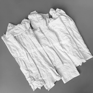 Trapos de Limpieza de Algodón Blanco de 10 kg, Trapos de Algodón Reciclado, Trapos Industriales y Marinos para Limpieza - Product Image 1