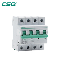 CSQ de alta calidad 2 P 63A AC MCB 480V 2 polos disyuntor en miniatura tipo C de riel DIN de 2 polos