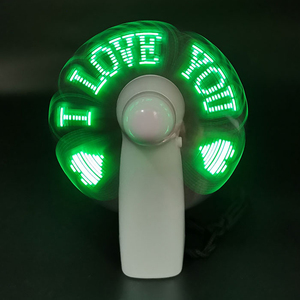 Mini Ventilatore Portatile da Collo in Plastica con Batteria Ricaricabile LED RGB Giocattolo da Matrimonio all'Ingrosso per l'Estate - Product Image 3