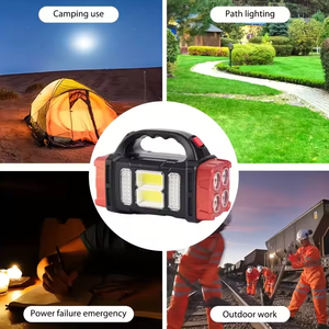 LED Solar Camping <strong>Light</strong> Bright Outdoor Portable Solar Rechargeable Flashlight Outdoor Work <strong>Light</strong> ABS Body COB <strong>Light</strong> - Product Image 3