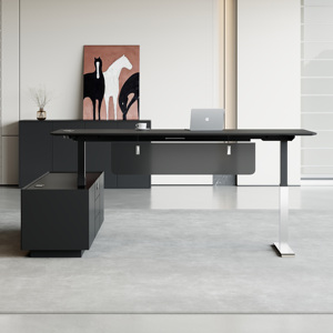 Escritorio Ejecutivo Moderno de Lujo para CEO, Escritorio Grande para Gerente, Escritorio de Computadora de Alta Gama, Muebles de Oficina con Cajonera - Product Image 2