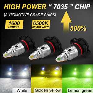 หลอดไฟตัดหมอก LED G-VIEW GS H16 PSX24W สว่างพิเศษ 6500K สำหรับไฟหน้า DRL ไฟวิ่งกลางวัน รุ่นใหม่ PS24WFF PS19W - Product Image 2