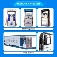 Estación Dispensadora de GNC Bluesky, Conveniente y Segura, con Compresor Completo, Alto Caudal (1-30kg/min), Baja Presión (-40~+55)