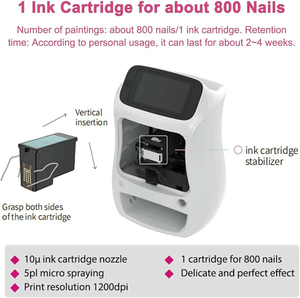 Professional 3D UV Nail Art Printing Machine Desktop Automatic Digital Nail Printer with WiFi Connection - Product Image 4