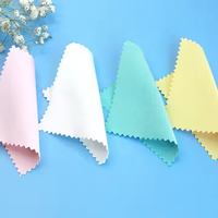 Chiffon de polissage à bijoux personnalisé en argent 8X8cm, chiffon de nettoyage pour outils de fabrication de bijoux à bricoler soi-même