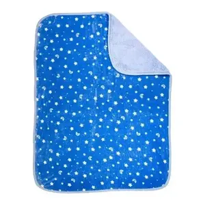 Couverture rectangulaire pour bébé Baby Mink Baby Bombon Chiko, motif bleu céleste, pour l'hiver, usage domestique - Product Image 4