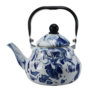 <span class=keywords><strong>Pichet</strong></span> à eau chaude en porcelaine <span class=keywords><strong>émaillé</strong></span>e épaisse en forme de café et théière à eau glacée - Product Image 3