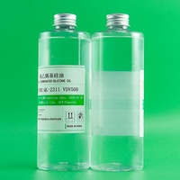 Huile de silicone terminée en vinyle QL-2311 VDV500 pour silicone liquide et matière première de scellement électronique