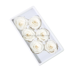Di alta qualità 5-6cm <span class=keywords><strong>Rose</strong></span> naturali vere conservate teste di rosa nera per la decorazione di fiori di san valentino laurea ringraziamento - Product Image 2