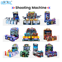 Machine d'arcade interactive de tir au pistolet, à monnayeur, pour 4 joueurs, équipement de jeu vidéo pour centres commerciaux et salles d'arcade