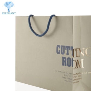 Custom Eco Friendly Thick Folding Private Label Paper <b>Tote</b> Bag Craft Paper Shopping Bag - Product Image 4