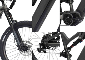 Bicicleta Eléctrica de Montaña Híbrida con Motor sin Escobillas FRIKE de 250 W de Fábrica, Bicicleta Eléctrica de Montaña de Largo Alcance - Product Image 6