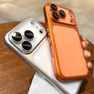 <span class=keywords><strong>Cover</strong></span> a copertura totale <span class=keywords><strong>per</strong></span> <span class=keywords><strong>iPhone</strong></span> 15 16 17 Pro Max 17 custodie antiurto con rivestimento in aria trasparente opaco - Product Image 1