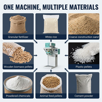 OEM Reisverpackungsmaschine oder Granulat-Verpackungsmaschine 5kg 10kg 25kg 50kg Industrielle Getreide-Abfüll- und Verpackungsmaschine