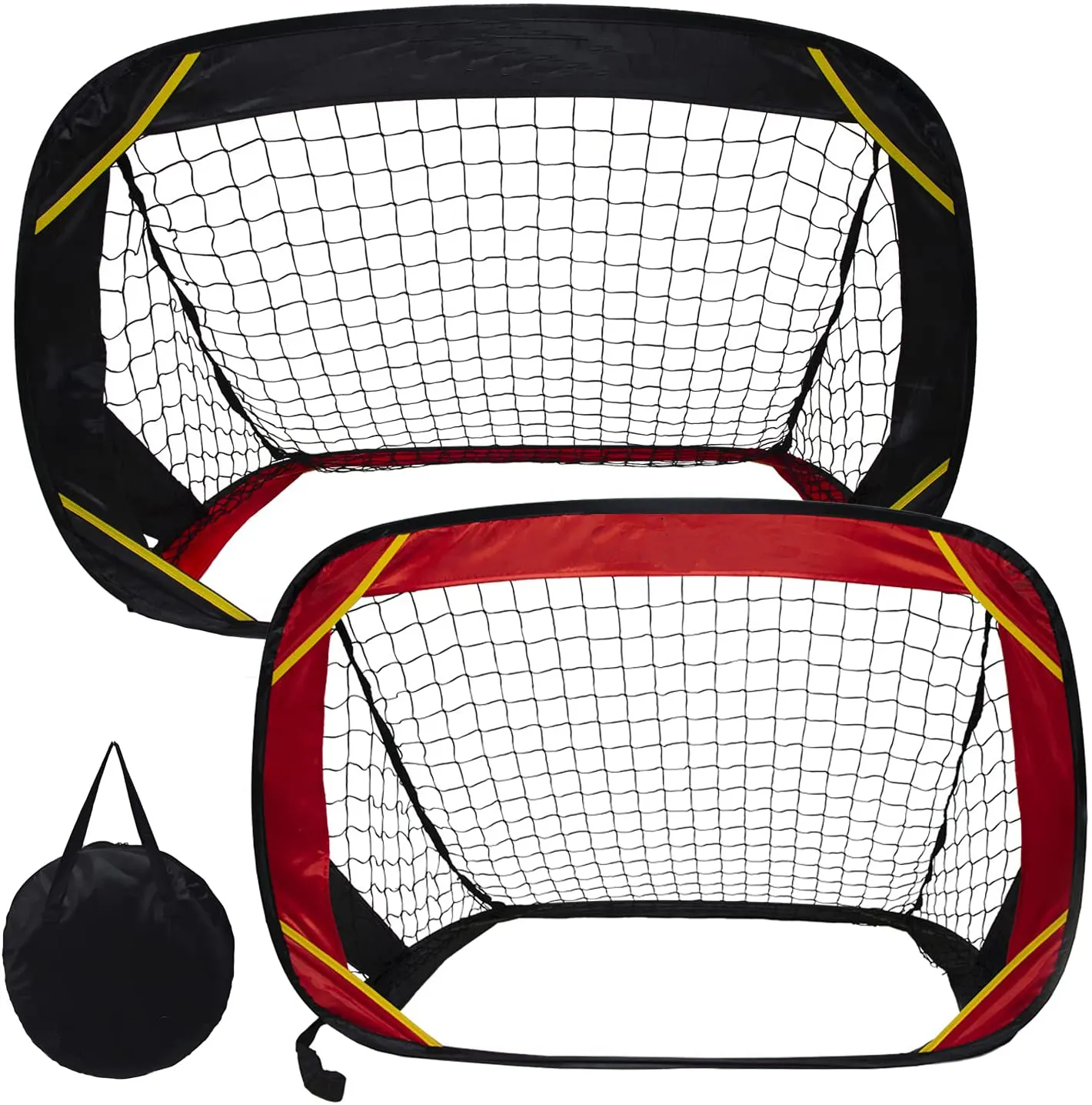 Futebol Objetivo Pop Up Com Carry Bag Net Post Aço Adulto Crianças Jardim Interior Dobrável Futebol Objetivo Portátil Futebol Net