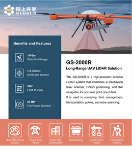 Système <span class=keywords><strong>de</strong></span> caméra LiDAR intégré RIEGL GEOSUN GS-2000R haut <span class=keywords><strong>de</strong></span> gamme pour levés aériens, portée 1845 m, champ <span class=keywords><strong>de</strong></span> vision 360°, 45 MP, garantie 1 an - Product Image 5
