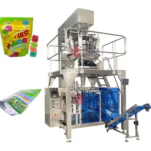 YB-210D Automatic Premade Bags Gummies Candy Packing Machine Zipper Bag Weighing and Packing Machine