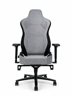 Chaise de jeu ergonomique en tissu personnalisée en gros, inclinable et pivotante, réglable pour le jeu sur PC