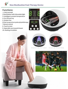 2026 Más Vendido <span class=keywords><strong>Qiaoxin</strong></span> QXHC-03 Masajeador Electrónico de Spa para Pies con Moxibustión, Infiltración de Medicina y Compresa Caliente, Control Manual con Cable - Product Image 5