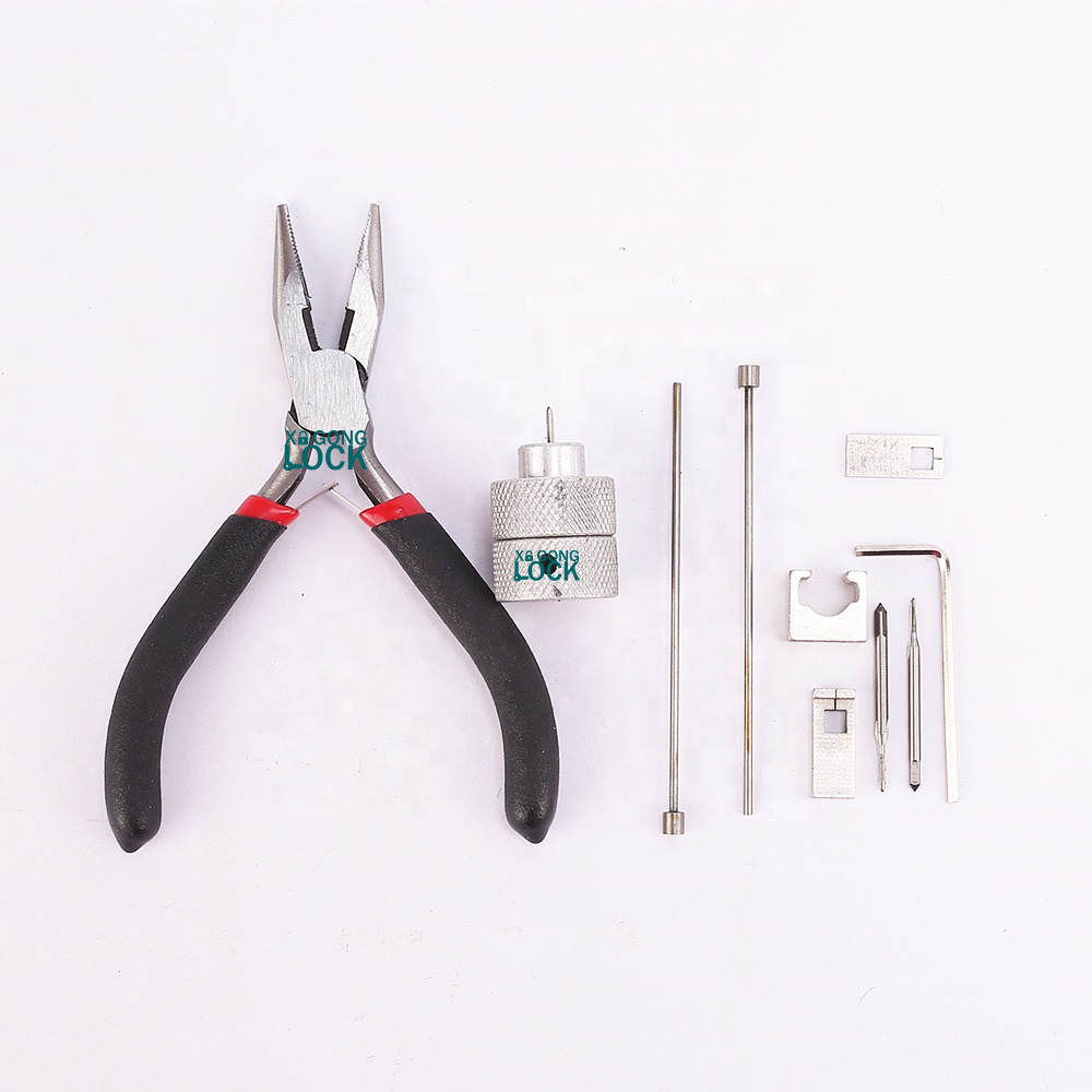 锁匠套件汽车点火锁油缸拆卸销钉拆卸工具套装为奔驰别克本田