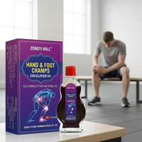 Huile de massage pour soulager la douleur à base de plantes, huile médicinale, baume essentiel avec clou de girofle, camphre et menthol pour les muscles et les articulations