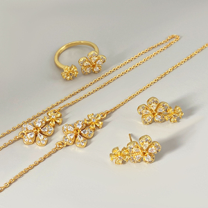 Boucles <span class=keywords><strong>d</strong></span>'oreilles fantaisie pour femmes, bijoux en gros, boucles <span class=keywords><strong>d</strong></span>'oreilles plaquées or avec <span class=keywords><strong>parure</strong></span> de mariée indienne pour mariage - Product Image 2