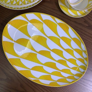 Yellow Sunflower Geometric Pattern Bone Porcelain Coffee <b>Cup</b> <b>Set</b> Luxury Bohemian 4-Piece Restaurant Tableware <b>Set</b> Bone China - Product Image 5