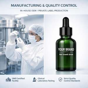 Sérum de croissance capillaire anti-chute, traitement stimulant du cuir chevelu, fabricant OEM ODM en marque blanche, sérum fortifiant pour les soins capillaires - Product Image 4