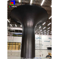 Écran LED cylindrique intérieur personnalisé P2 P2.5 P3, écran LED rond à 360 degrés, panneau d'écran LED en colonne