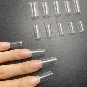<span class=keywords><strong>Uñas</strong></span> artificiales curvadas con <span class=keywords><strong>sonrisa</strong></span>, bolsa unids/bolsa, color blanco, Forma cuadrada, 550 - Product Image 2