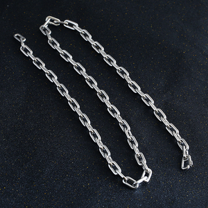Collier plaqué <span class=keywords><strong>or</strong></span> <span class=keywords><strong>750</strong></span> personnalisé autres bijoux fins croix chaîne cubaine pour hommes s925 argent sterling collier fers à cheval pour dames - Product Image 4