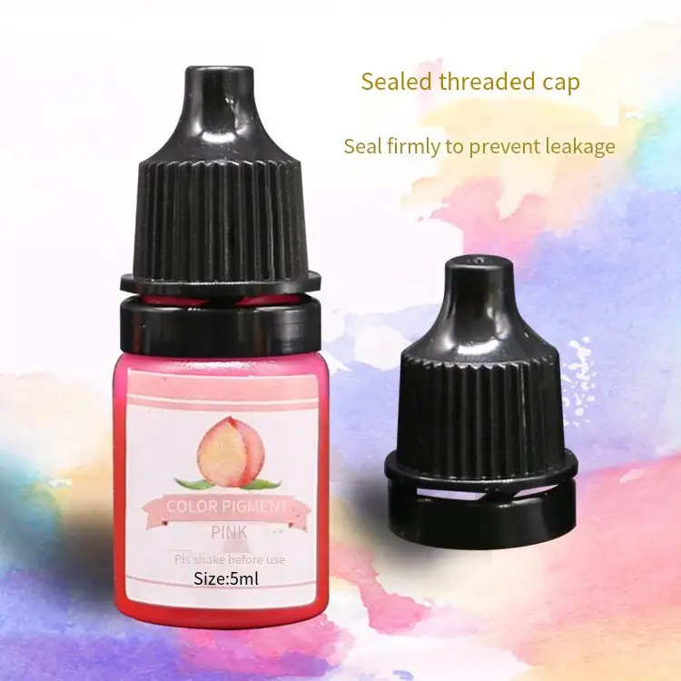 24-color second-generation concentrated sperm crystal drops oily sperm diy epoxy resin color matching 5ml