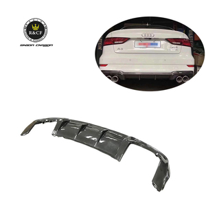 Diffuseur arrière universel en fibre de carbone de style R pour <span class=keywords><strong>Audi</strong></span> A3 Sline S3 berline 2014-2016 - Product Image 1