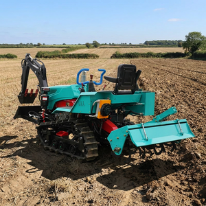 Approvisionnement usine : Tracteur chenillé compact en caoutchouc pour motoculteur rotatif et godet d'excavatrice - Product Image 4