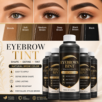 Teinture pour sourcils à haute couvrance, formule personnalisée OEM ODM pour sourcils clairsemés, distributeurs de cosmétiques, professionnels de salon et kits de teinture à domicile