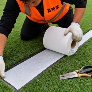 เทปติด<span class=keywords><strong>หญ้า</strong></span><span class=keywords><strong>เทียม</strong></span> Saitemeng Glue Compatible Turf Seam Tape คุณภาพสูง สำหรับเชื่อมต่อหญ้าเทียม <span class=keywords><strong>วัสดุ</strong></span>โพลีเอสเตอร์/PET สำหรับงานมืออาชีพ - Product Image 4