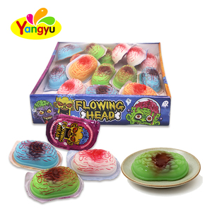 Caramelle Gommose a Forma di Cervello <span class=keywords><strong>Zombie</strong></span> per Halloween, con Salsa Scorrevole al Gusto di Frutta, Confezione Assortita in Scatola Espositiva - Product Image 1