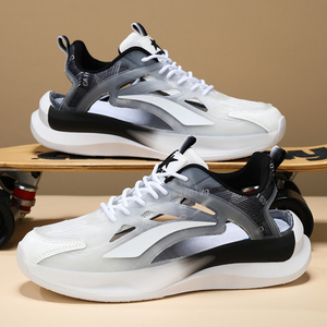 Zapatillas Deportivas de Moda para Correr y Caminar, Diseño de Corte Bajo, Transpirables, Antideslizantes, Suelas de Goma, Amortiguación EVA, con Cordones, Ligeras - Product Image 4