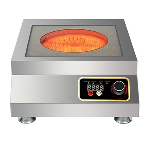 Cuisinière à induction professionnelle ultra mince plaque de cuisson unique 220V intégrée dans la puissance élevée de dessus de table - Product Image 2