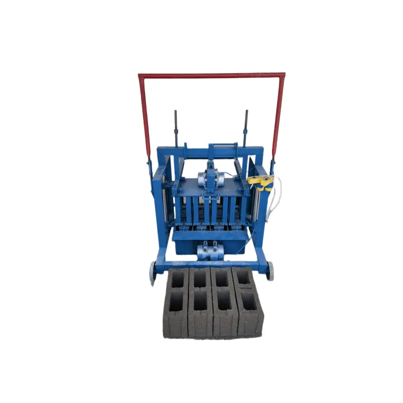 2-45 doğrudan itme tuğla makinesi LWH Hollow tuğla blok üretir 400-150-200mm 4 blokları çin brezilyalı makine fabrikada çalışmak