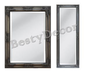 <span class=keywords><strong>Miroir</strong></span> mural décoratif de grande taille pour mariage et salon, fait main, <span class=keywords><strong>avec</strong></span> fleurs, style antique rustique vintage, cadre en bois, <span class=keywords><strong>miroir</strong></span> français - Product Image 5