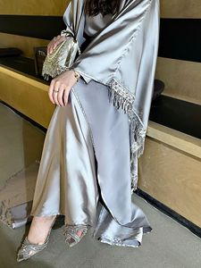2025 Istanbul Jacquard abiti da donna Abaya elegante manicotto con fiocco nuovo Design tradizionale abbigliamento musulmano per Ramadan - Product Image 5