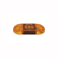 Feu de position et de dégagement LED simple de 2,6 po x 1,1 po, feu de gabarit latéral pour camion et remorque, conforme aux normes SAE/DOT/FMVSS108