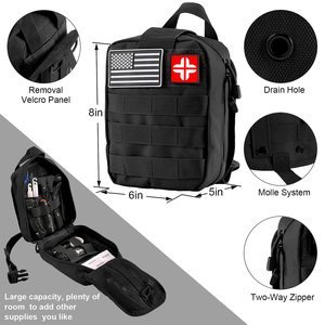 142 piezas OEM, gran oferta, kit <span class=keywords><strong>de</strong></span> supervivencia táctico <span class=keywords><strong>de</strong></span> emergencia para nieve, <span class=keywords><strong>guerra</strong></span>, exteriores, kit <span class=keywords><strong>de</strong></span> primeros auxilios, bolsa MOLLE - Product Image 5
