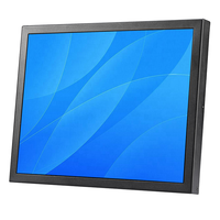 ZHIXIANDA aynı stil 15 17 19 inç rezistif dokunmatik ekran monitör endüstriyel açık çerçeveli Lcd monitör