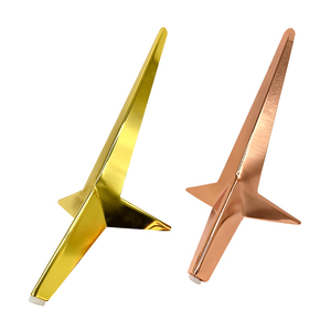 Pinlong Heavy-Duty Gold Metal Sofa Legs 45cm Overall Length Support Leg Bracket <strong>for</strong> Dining Hospital Chair Cabinet <strong>Table</strong> <strong>Feet</strong> - Product Image 5