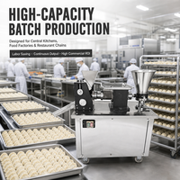 Machine industrielle automatique pour la fabrication d'empanadas et de dumplings avec moteur, 40 pièces/min, puissance 2,5 kW, pour petites entreprises, grandes pâtées jamaïcaines