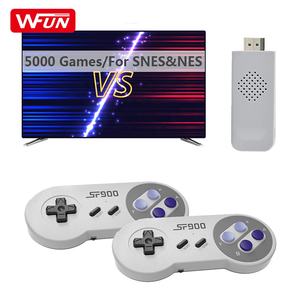 Console de jeu vidéo vintage SF900 Game Stick, console de jeu HD TV <span class=keywords><strong>GameStick</strong></span> 4K, manette sans fil rétro, 5000 jeux intégrés pour SNES - Product Image 2