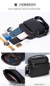 Bolso bandolera de cuero Andong para hombre, de cuero vacuno genuino, bolso de mano informal de moda, bolso mensajero para negocios y actividades al aire libre 6682 - Product Image 6